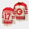 yegor sharangovich flames cream 2023 nhl heritage classic premier jersey