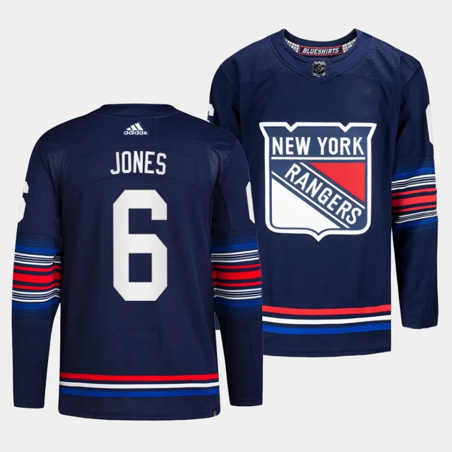 zac jones rangers navy 2023 24alternate authentic third jersey