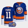 zach parise islanders royal 50th anniversary primegreen home jersey