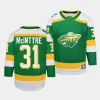 zane mcintyre wild 2023 24alternate youth greenreplica player jersey