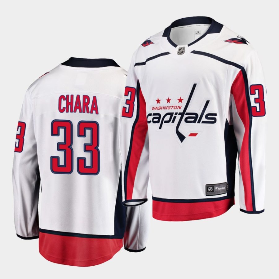 zdeno chara capitals white 2020 21 away men jersey